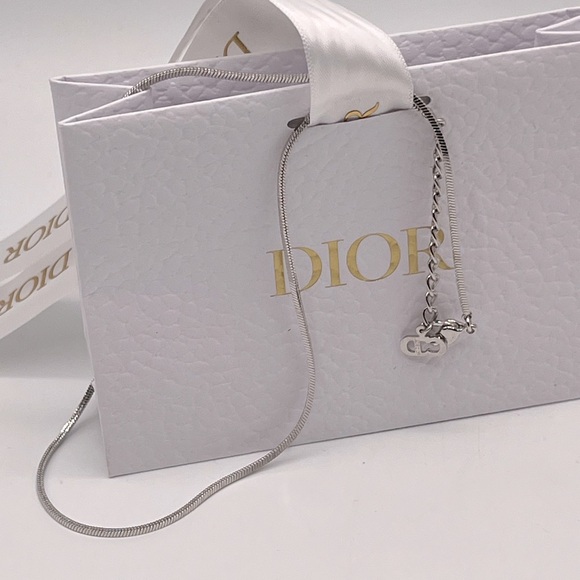 Christian Dior Silver Necklace